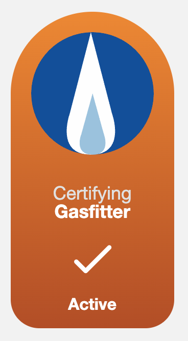Certifying Gasfitter