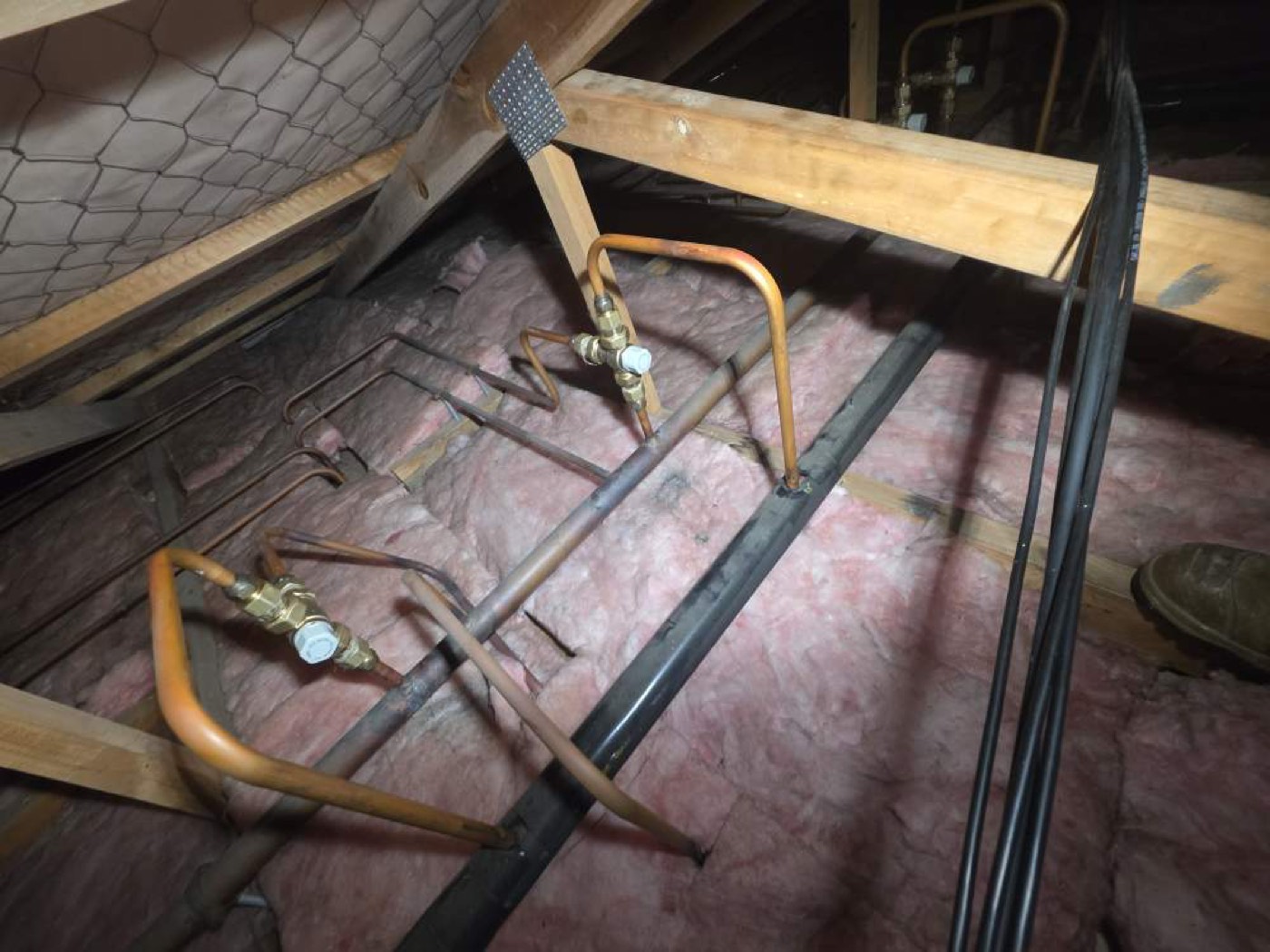 Two of the six Caleffi tempering valves we replaced in one visit at a Takanini site
